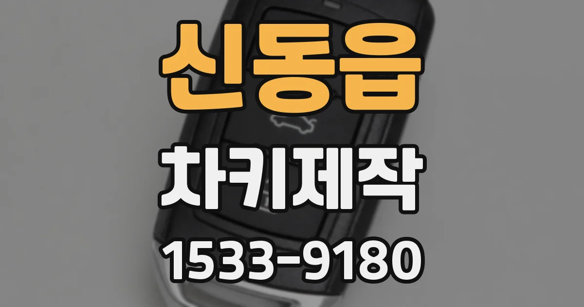 신동읍 차키제작