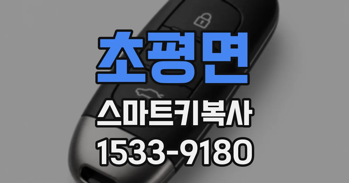 초평면 스마트키복사