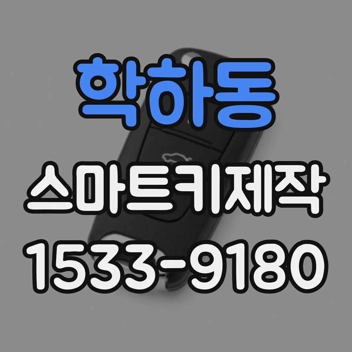 학하동 스마트키제작