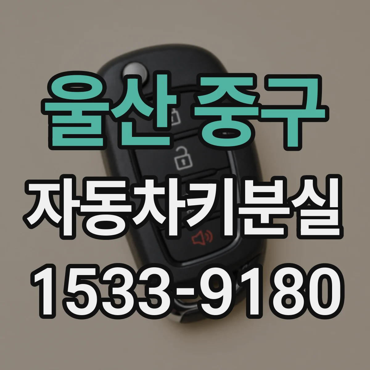 울산 중구 자동차키분실