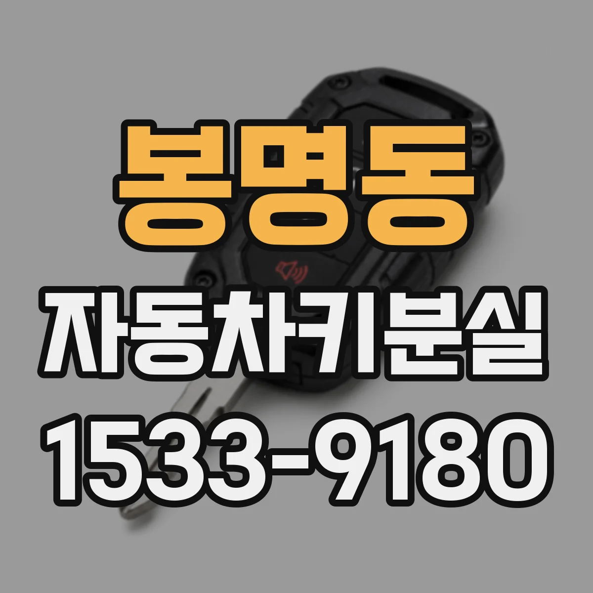 봉명동 자동차키분실