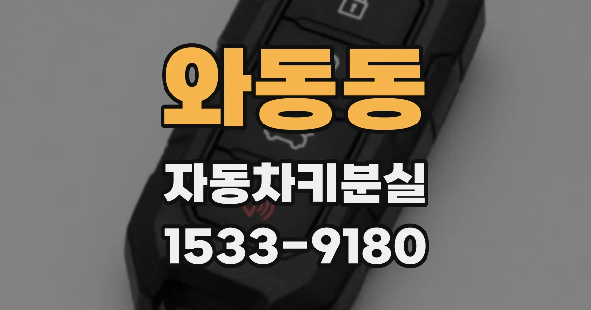 와동동 자동차키분실