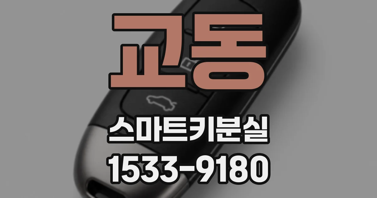 교동 스마트키분실