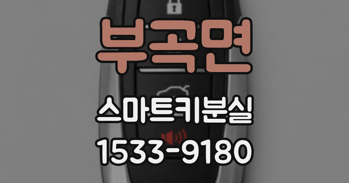 부곡면 스마트키분실