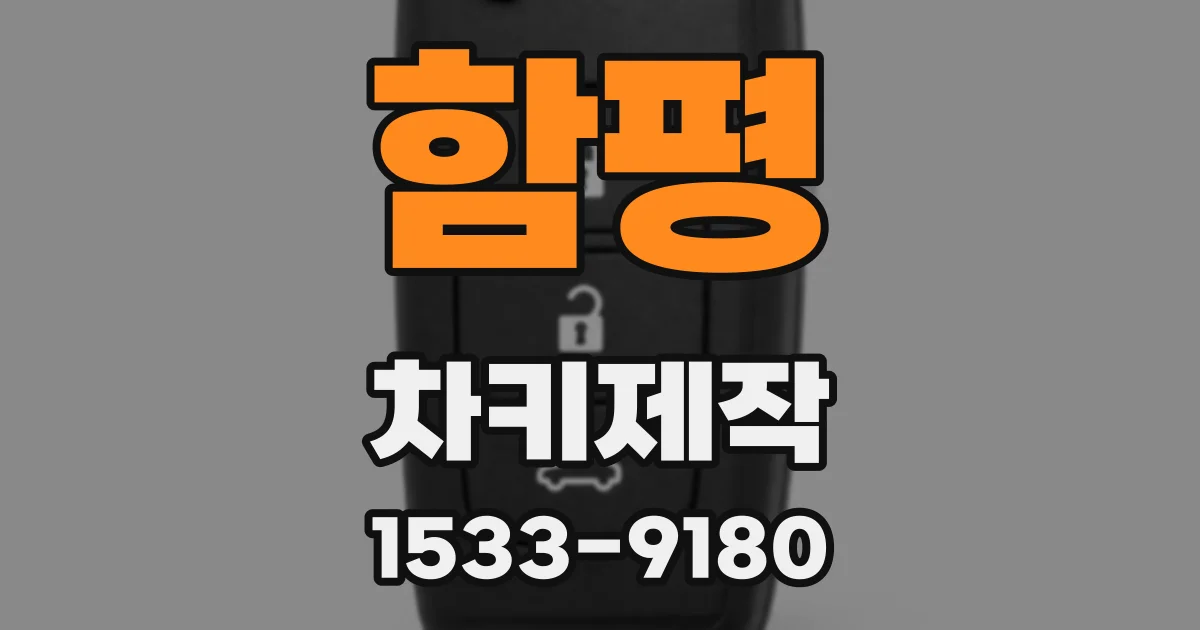 함평 차키제작