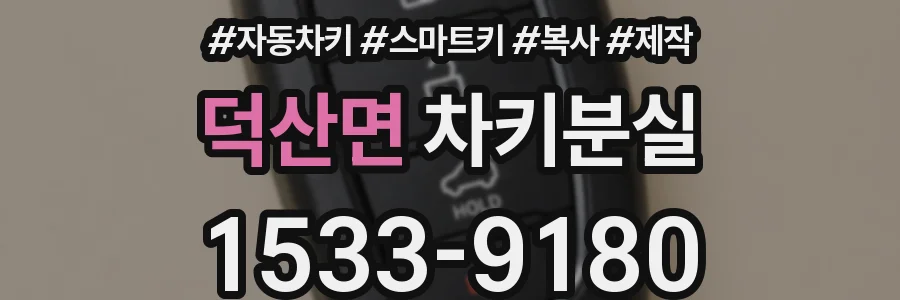 덕산면 차키분실
