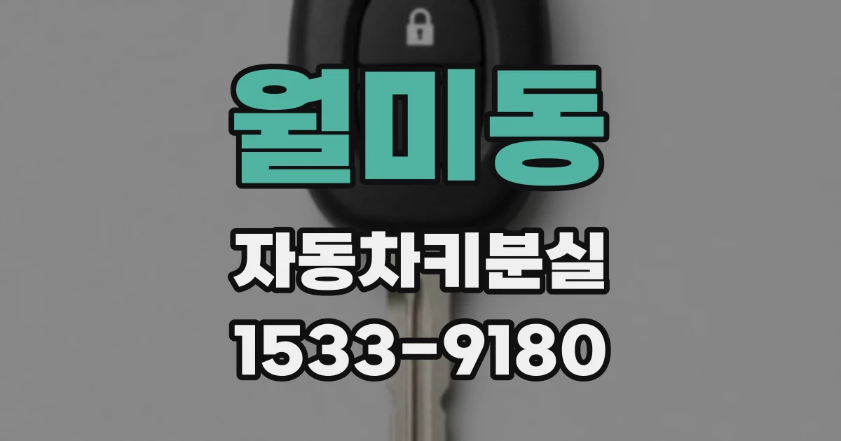 월미동 자동차키분실