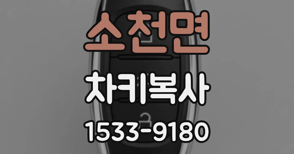소천면 차키복사