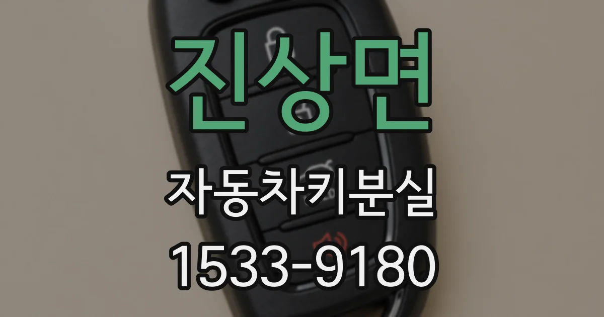 진상면 자동차키분실