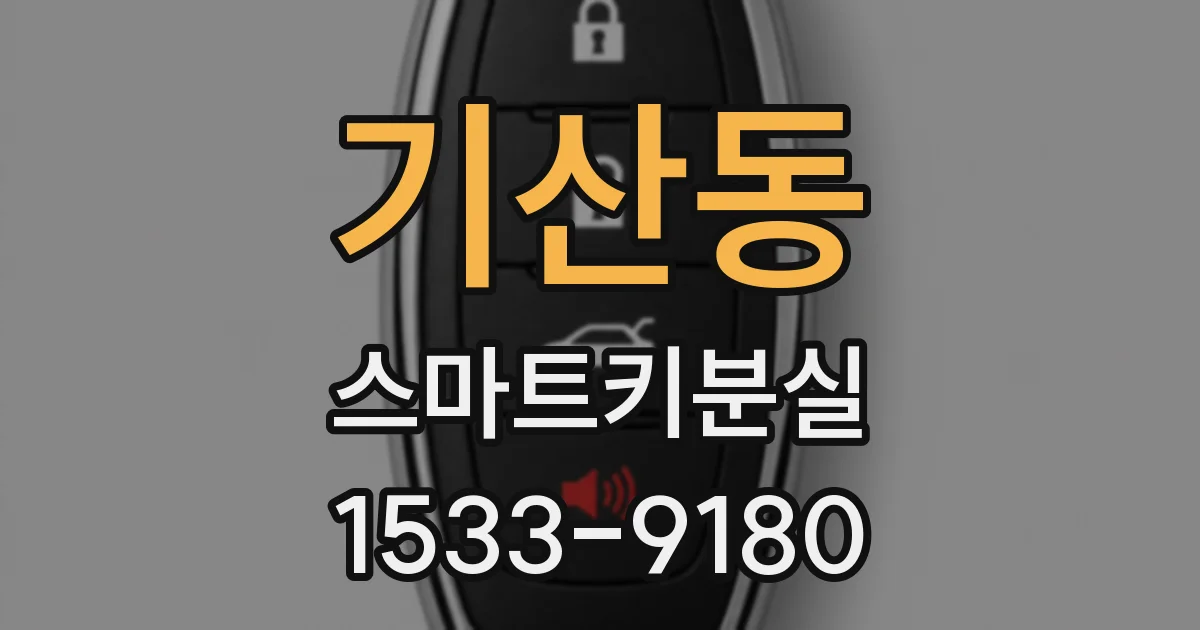 기산동 스마트키분실