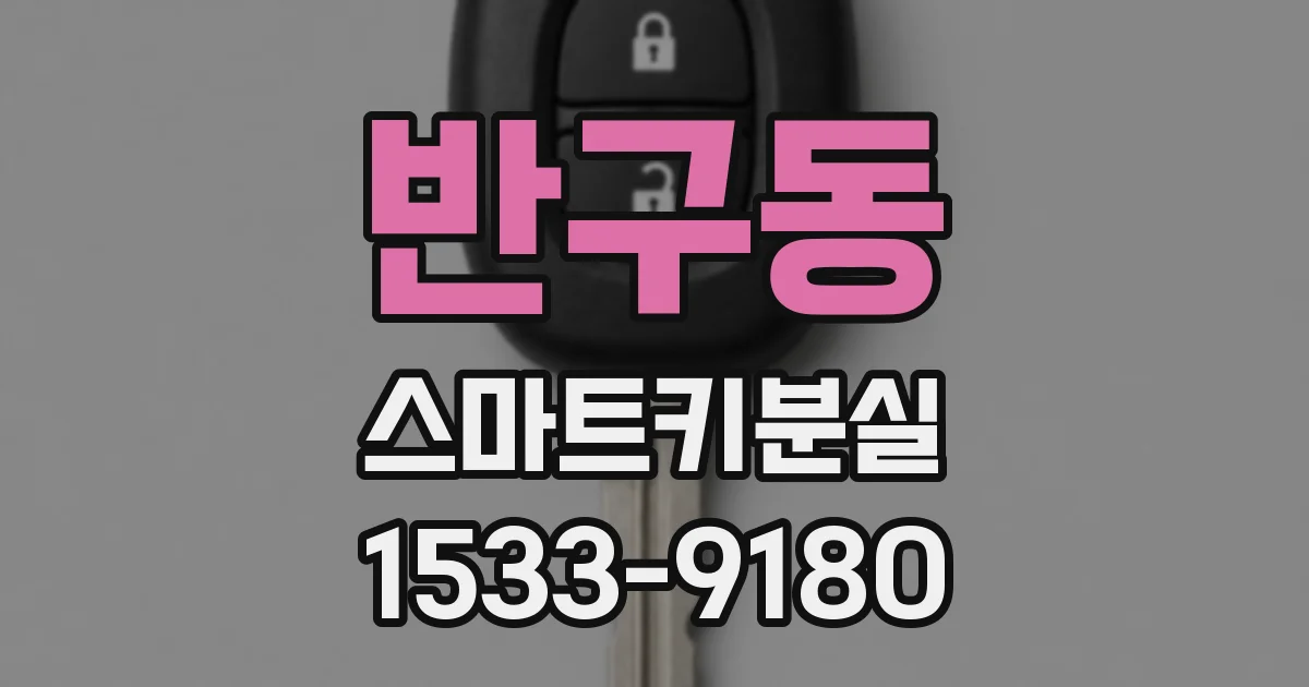 반구동 스마트키분실