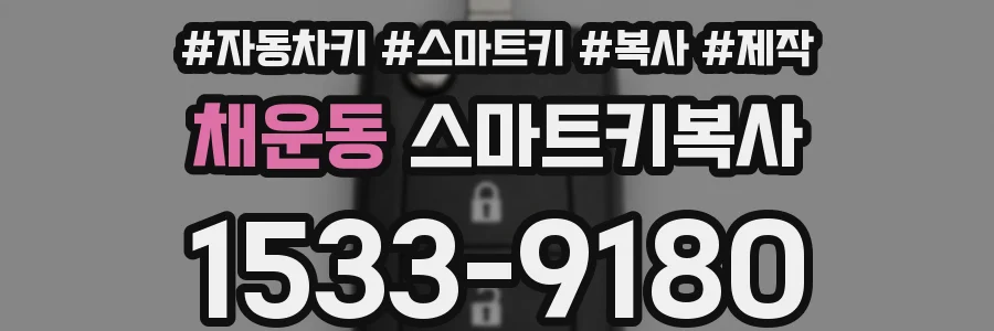 채운동 스마트키복사