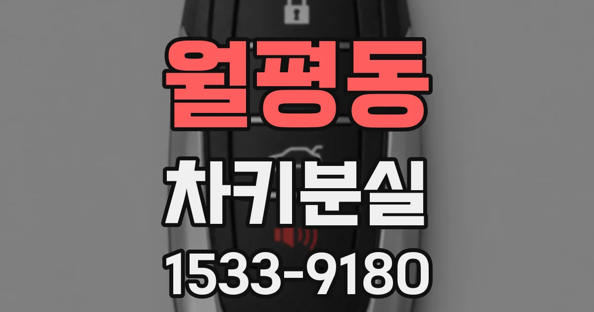 월평동 차키분실
