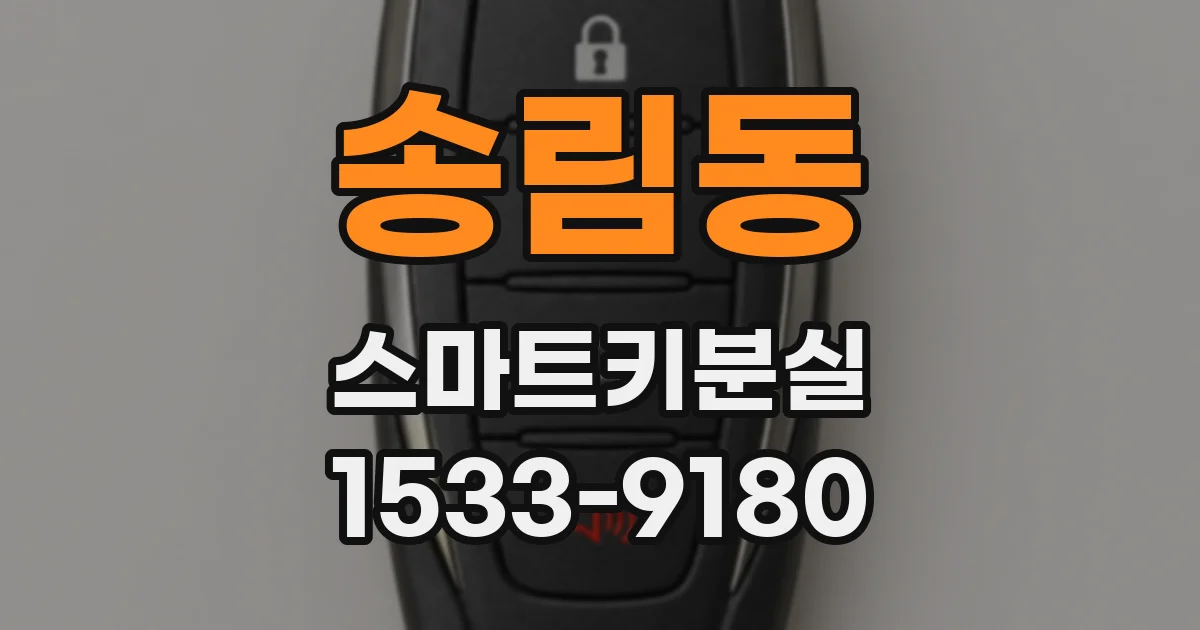 송림동 스마트키분실