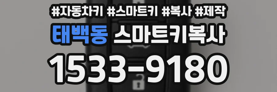 태백동 스마트키복사