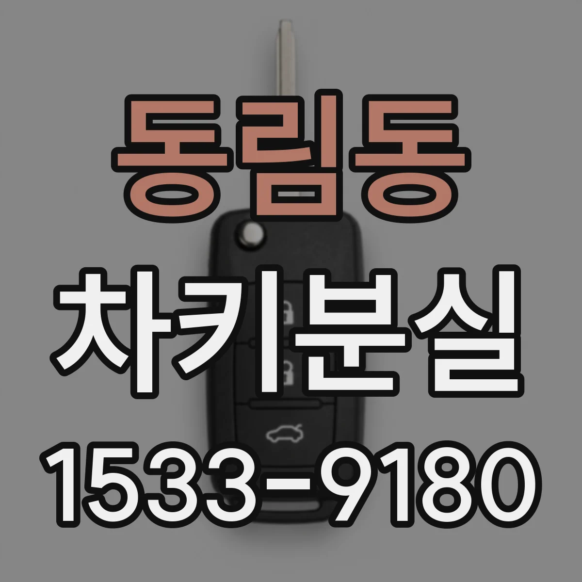 동림동 차키분실