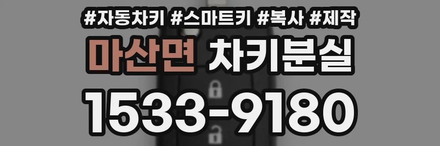 마산면 차키분실