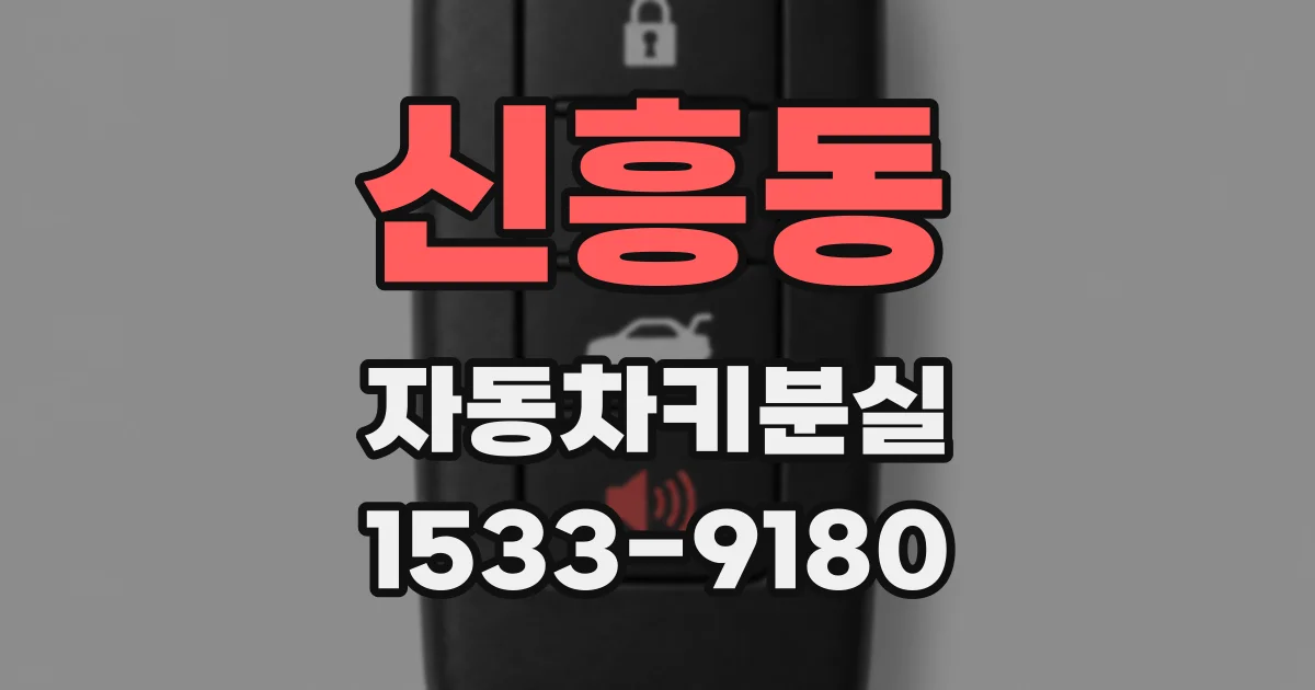 신흥동 자동차키분실