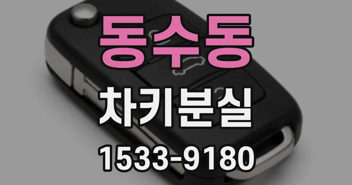동수동 차키분실