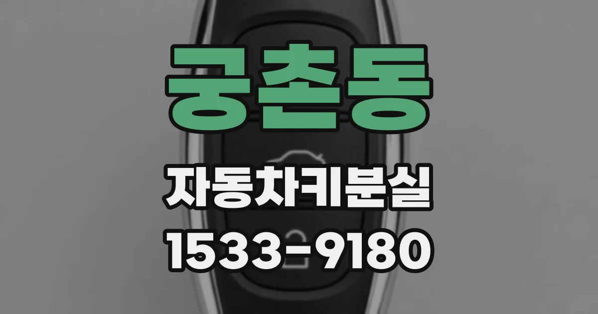 궁촌동 자동차키분실