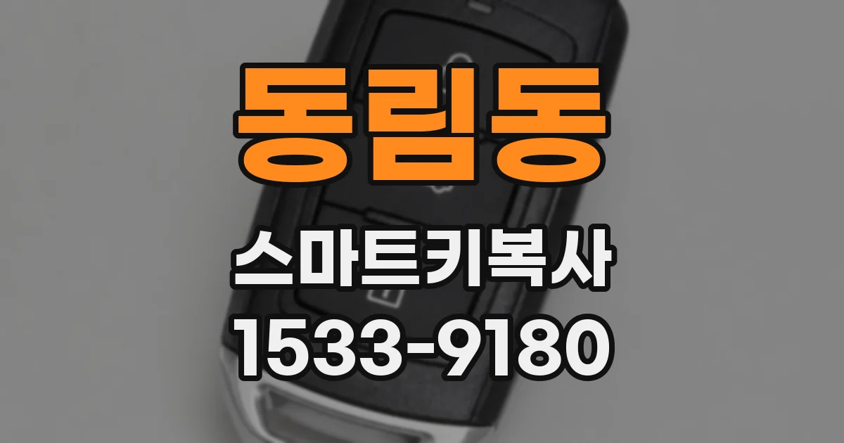 동림동 스마트키복사