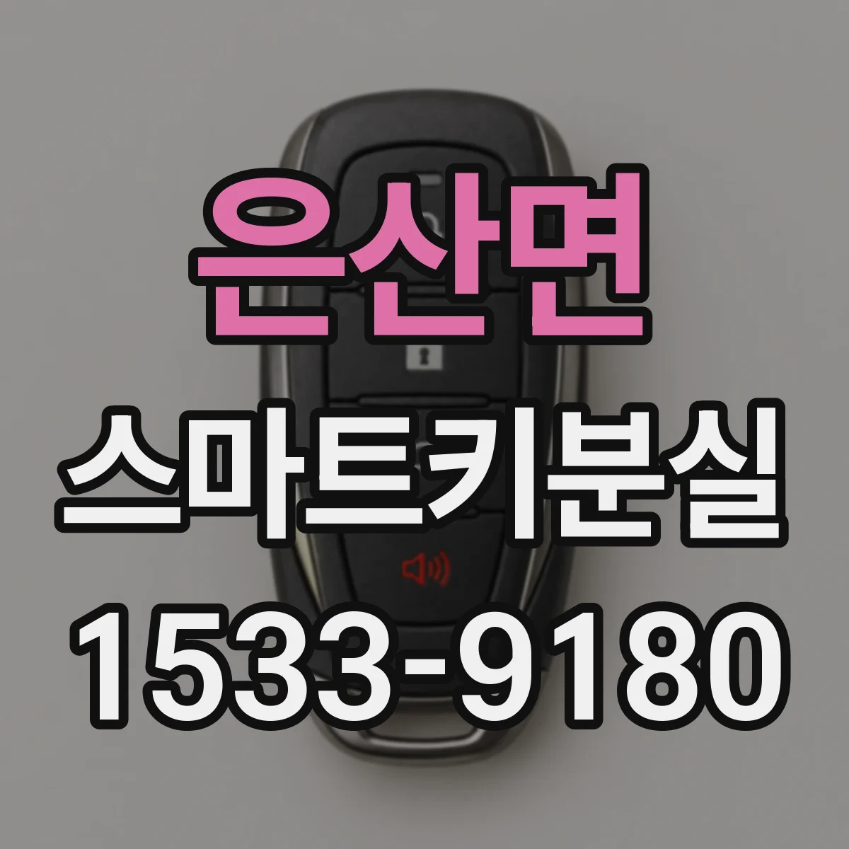 은산면 스마트키분실