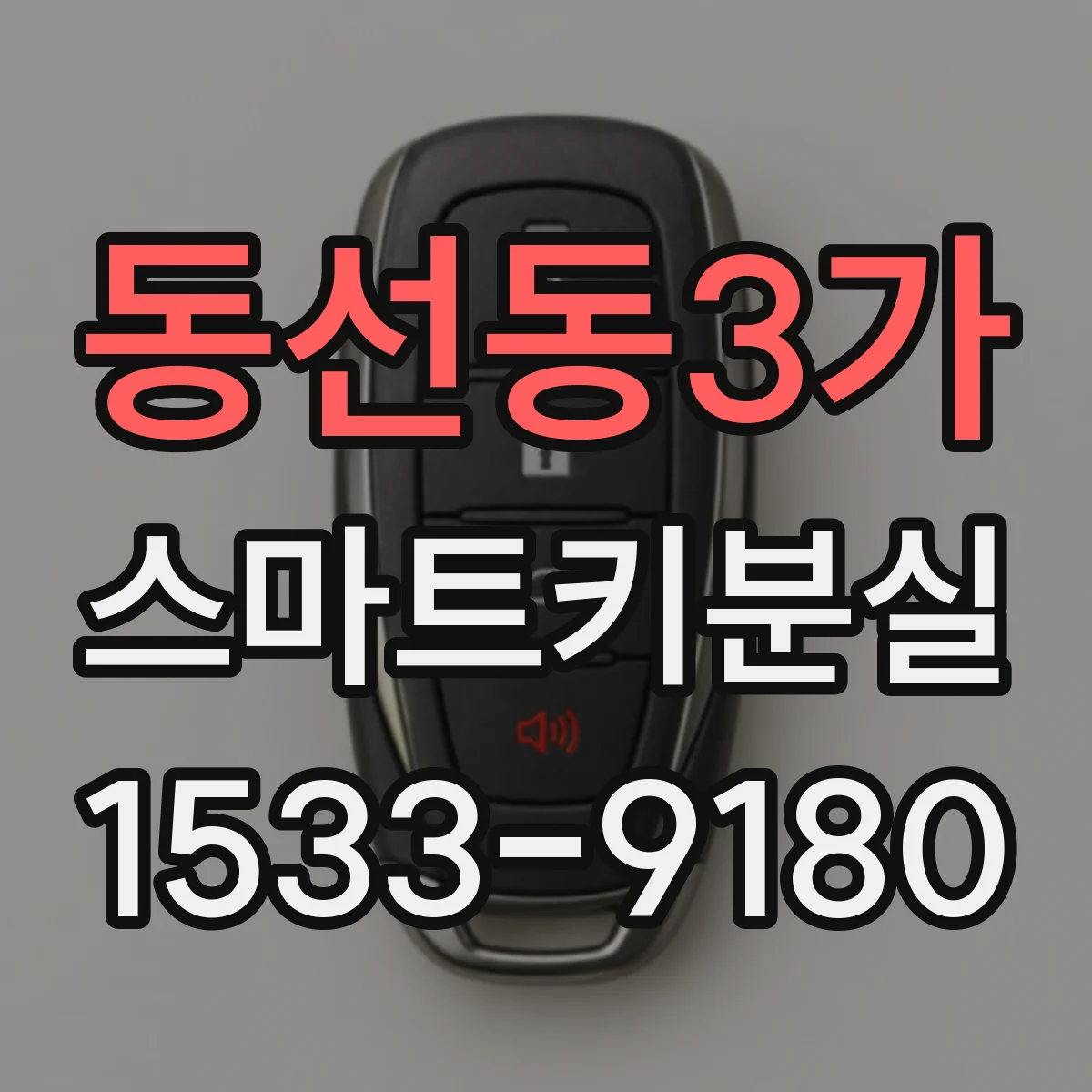 동선동3가 스마트키분실