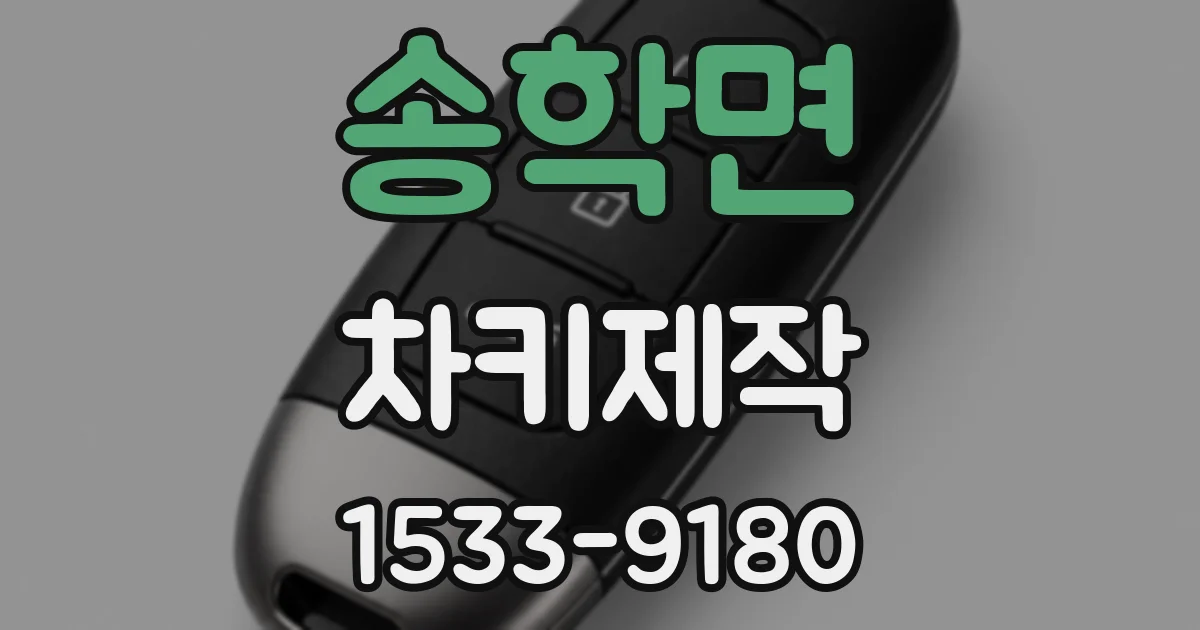 송학면 차키제작