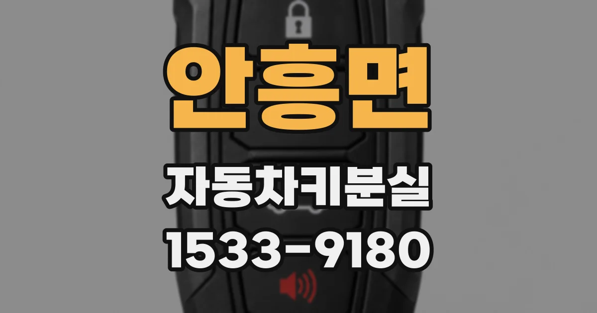안흥면 자동차키분실