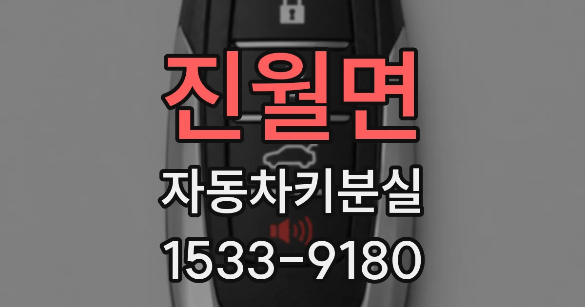 진월면 자동차키분실