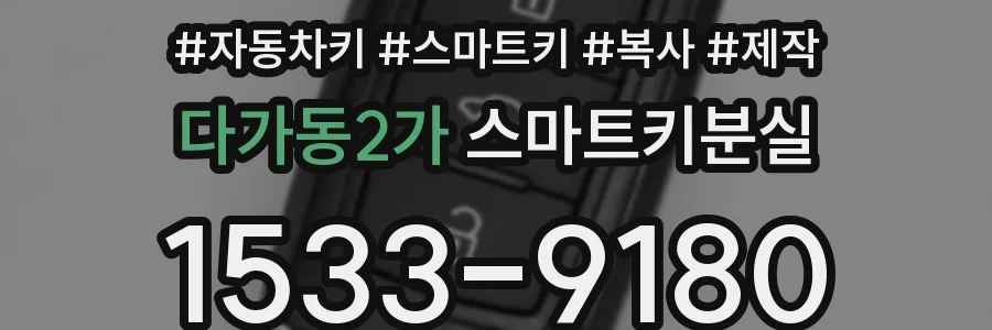 다가동2가 스마트키분실