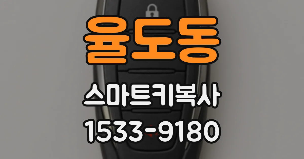 율도동 스마트키복사
