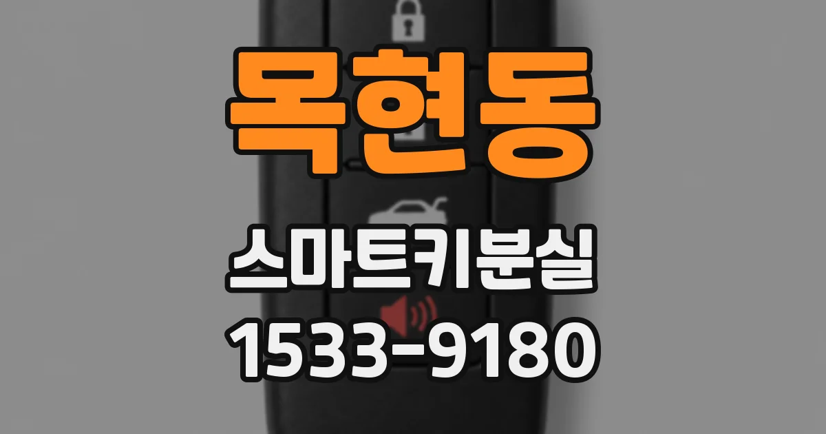 목현동 스마트키분실