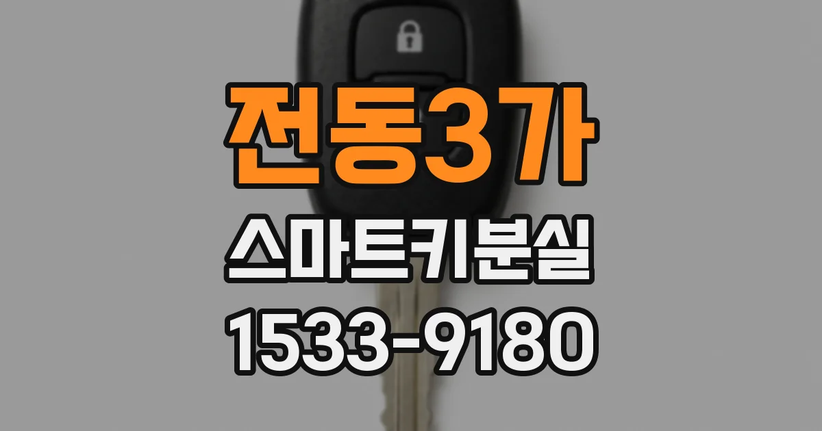 전동3가 스마트키분실