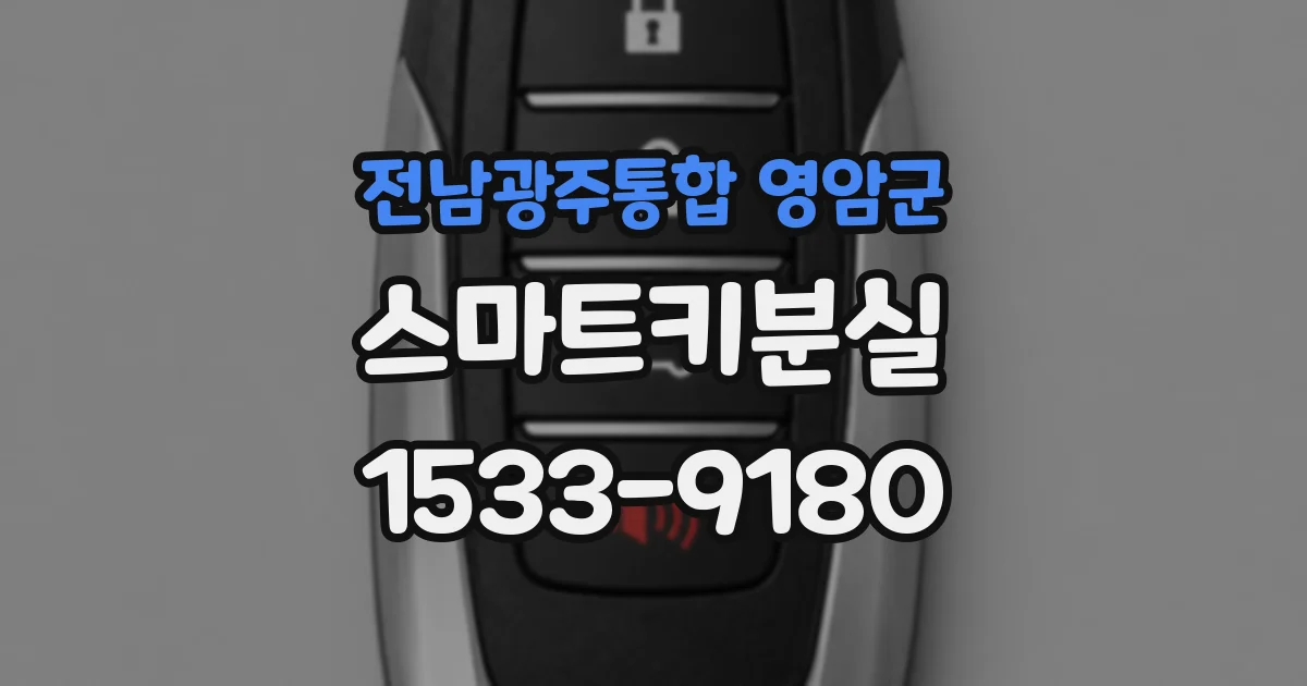 전남광주통합 영암군 스마트키분실