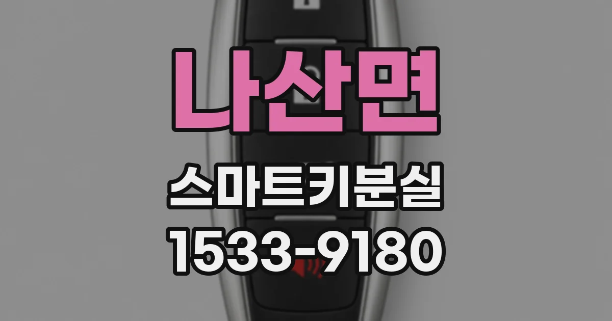 나산면 스마트키분실