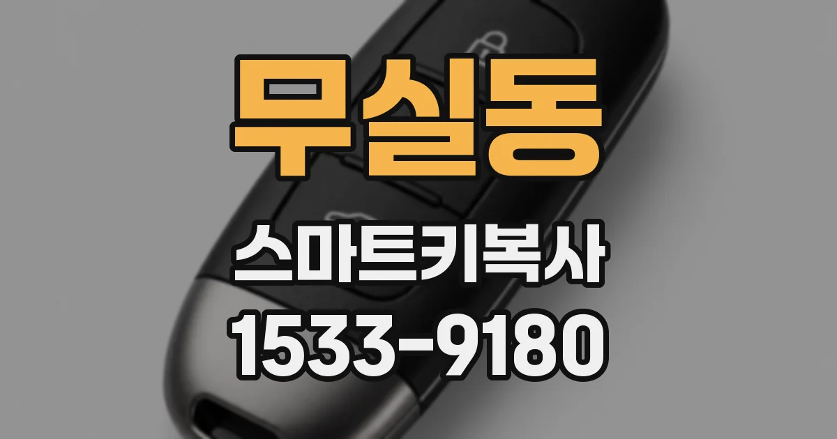 무실동 스마트키복사