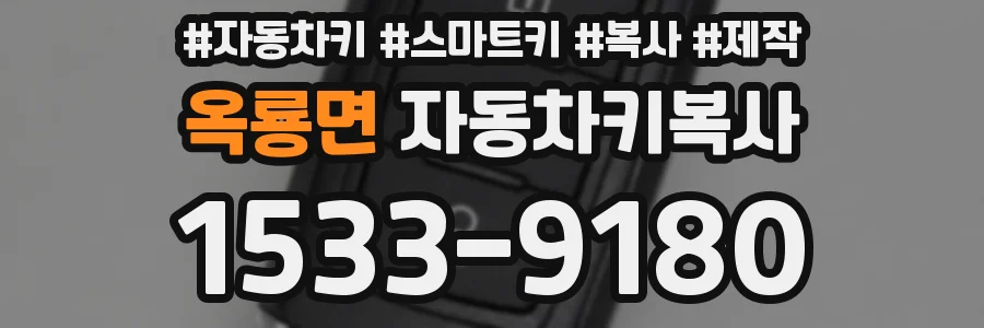 옥룡면 자동차키복사