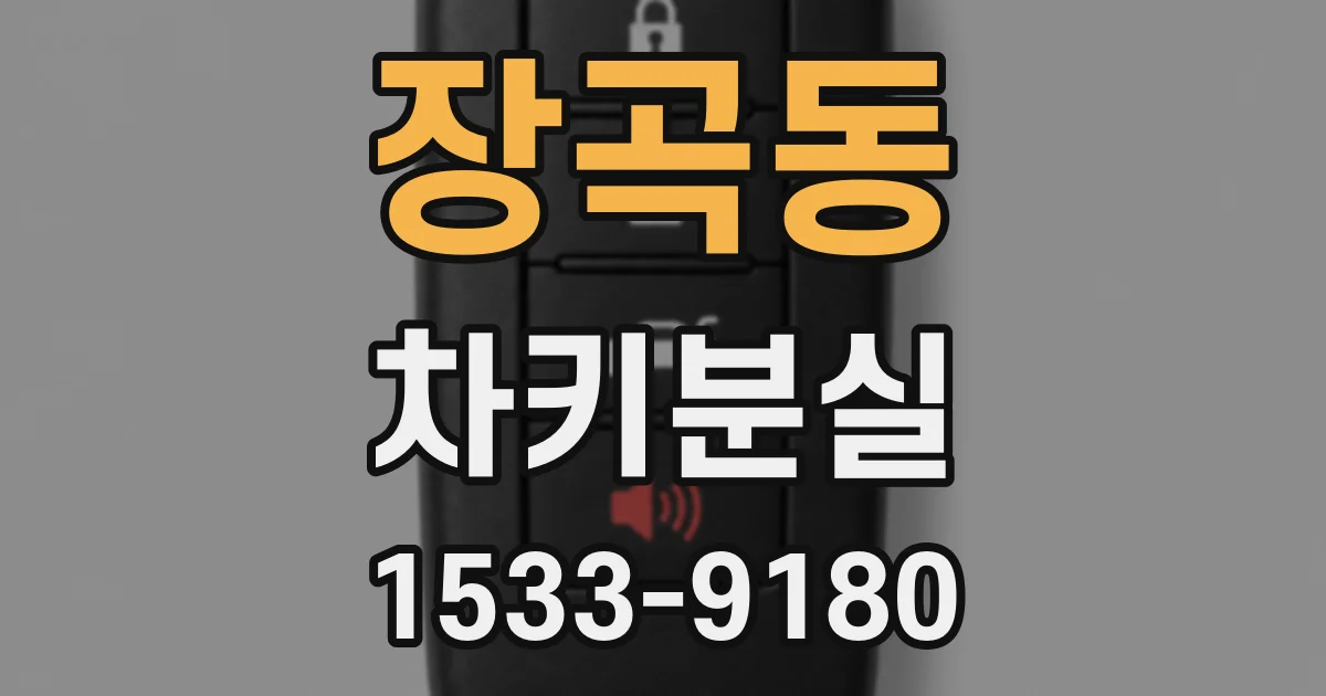 장곡동 차키분실