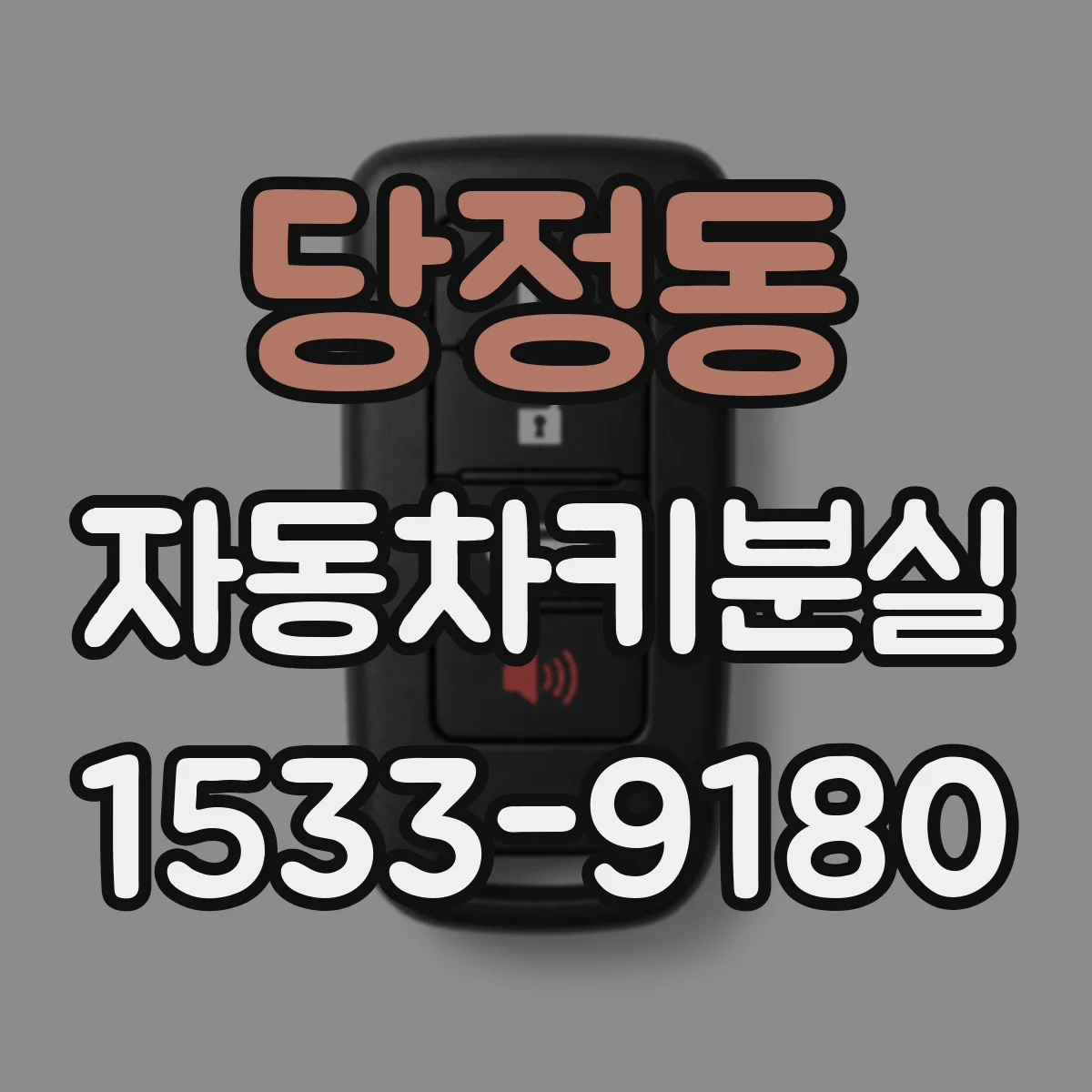 당정동 자동차키분실