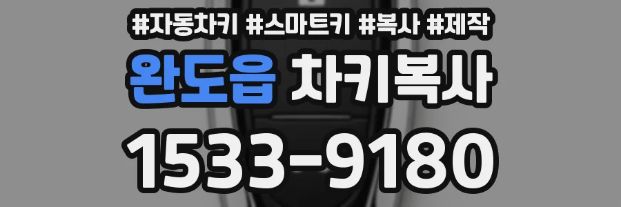 완도읍 차키복사