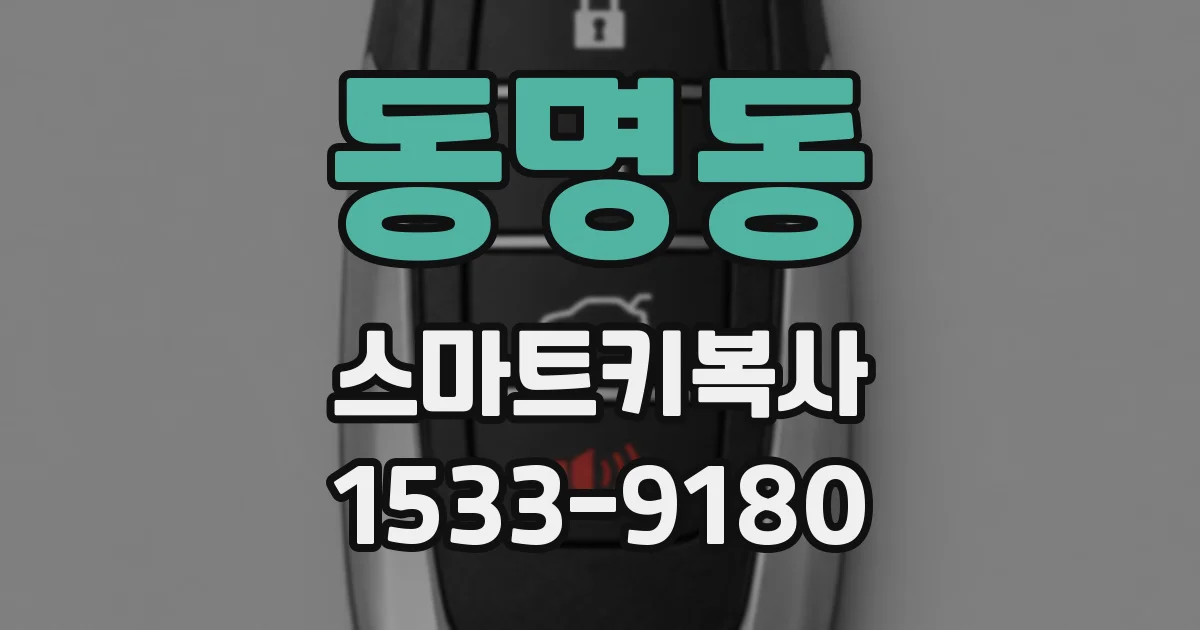 동명동 스마트키복사