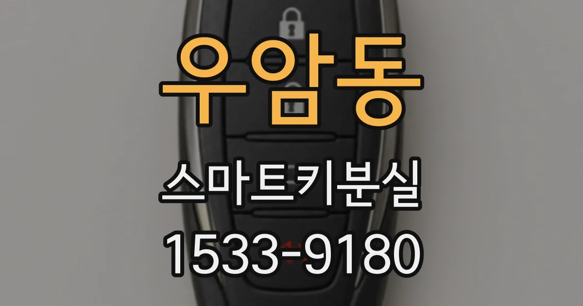 우암동 스마트키분실