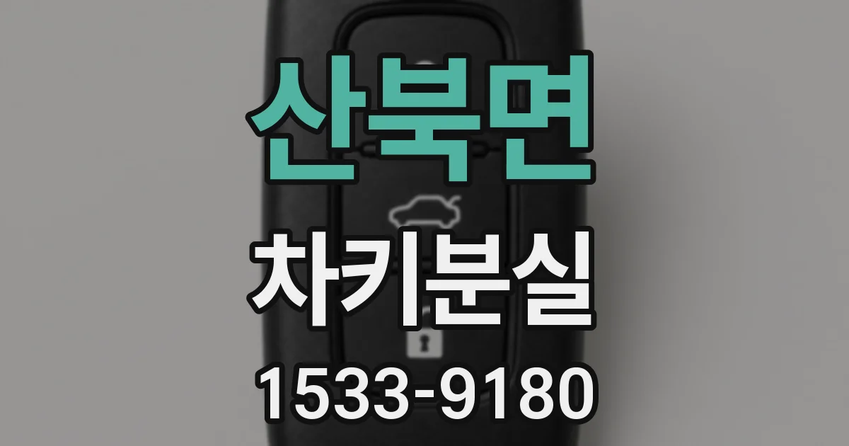 산북면 차키분실