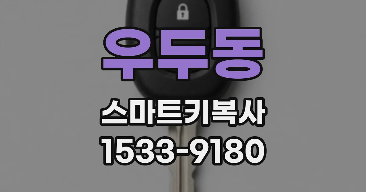 우두동 스마트키복사