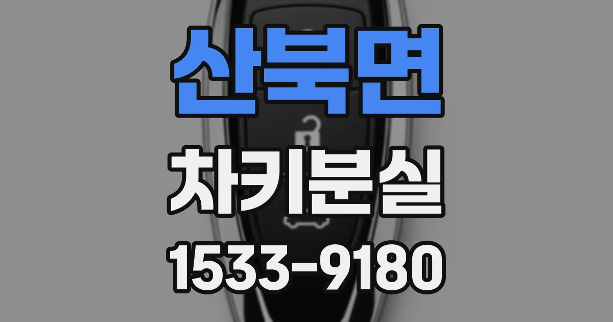 산북면 차키분실