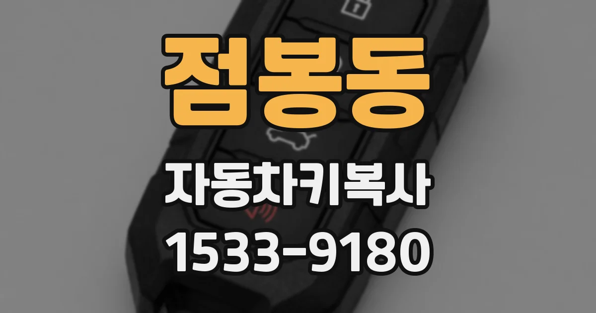 점봉동 자동차키복사