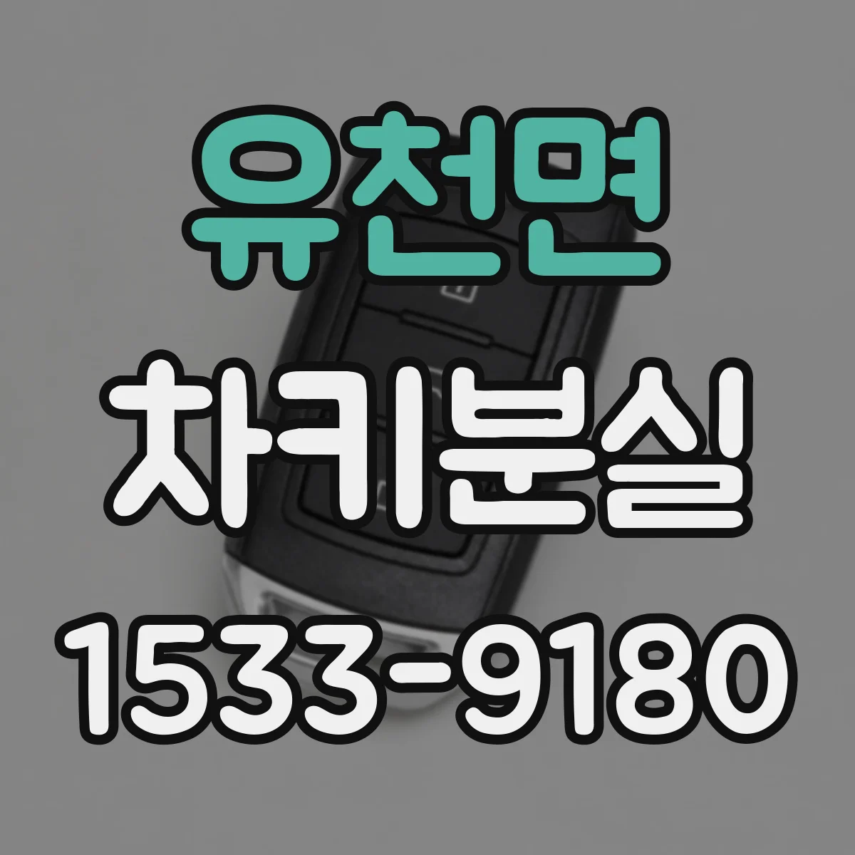 유천면 차키분실