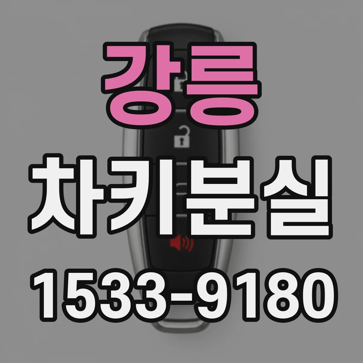 강릉 차키분실