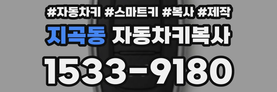 지곡동 자동차키복사